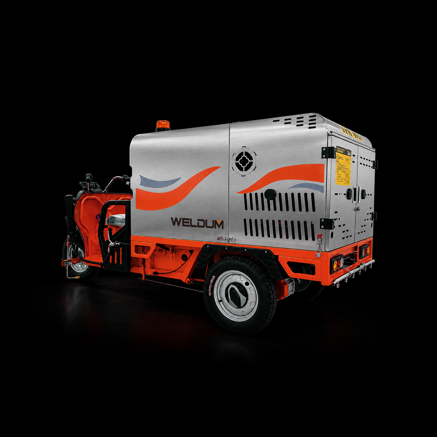 Pulse 6 Stainless Steel Water Tank High-Pressure Cleaner Rear View - Corrosion-Resistant Structure
