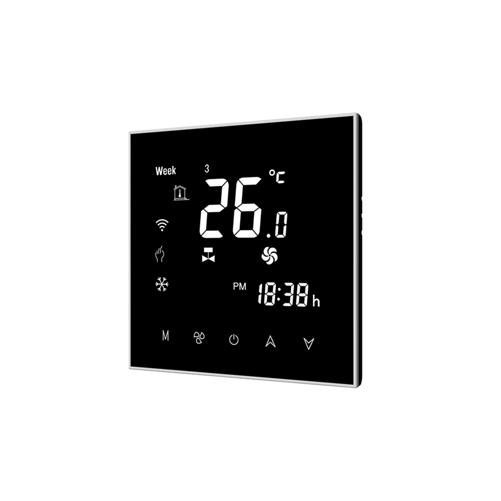 CCST1007 Smart Thermostat - Black, Front View