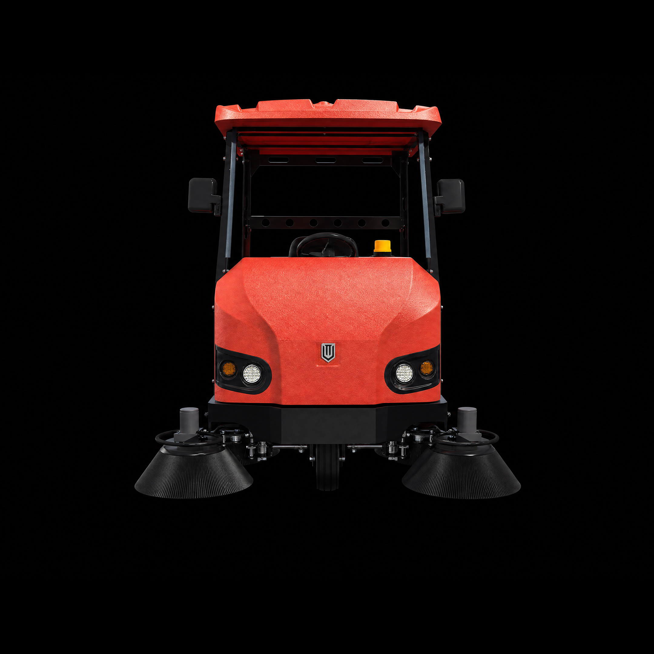 重载地面清扫车 Vortex Pro 2000 - 正面全景图