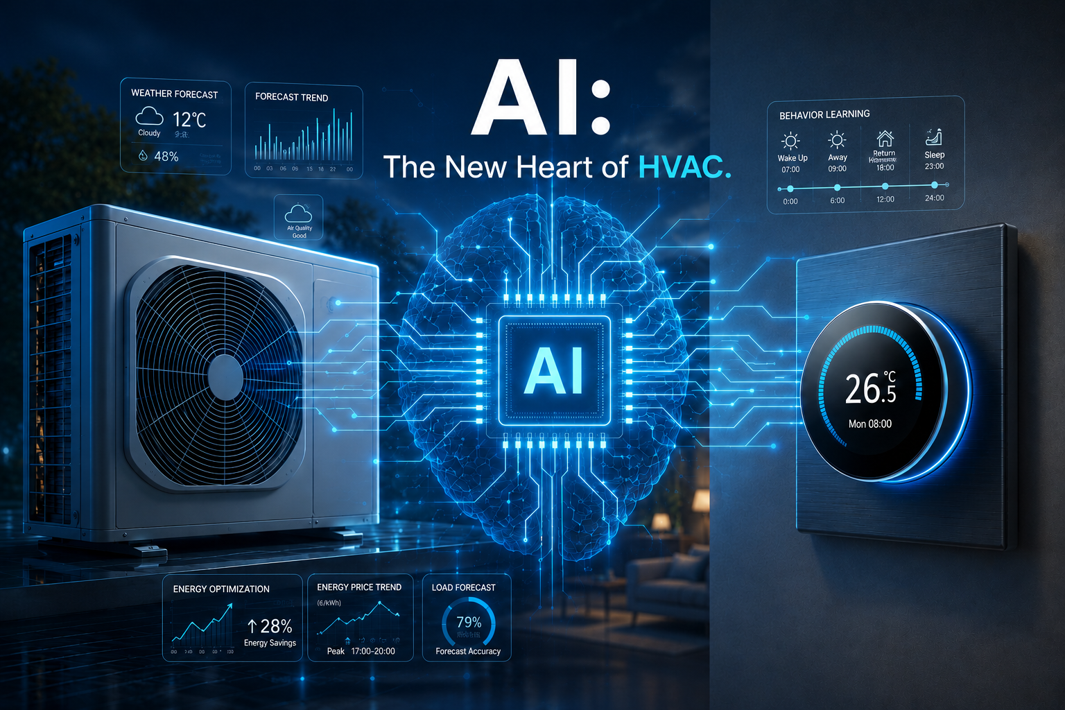 The AI-Driven HVAC Revolution: Deep Evolution of Heat Pumps and Smart Control in 2026