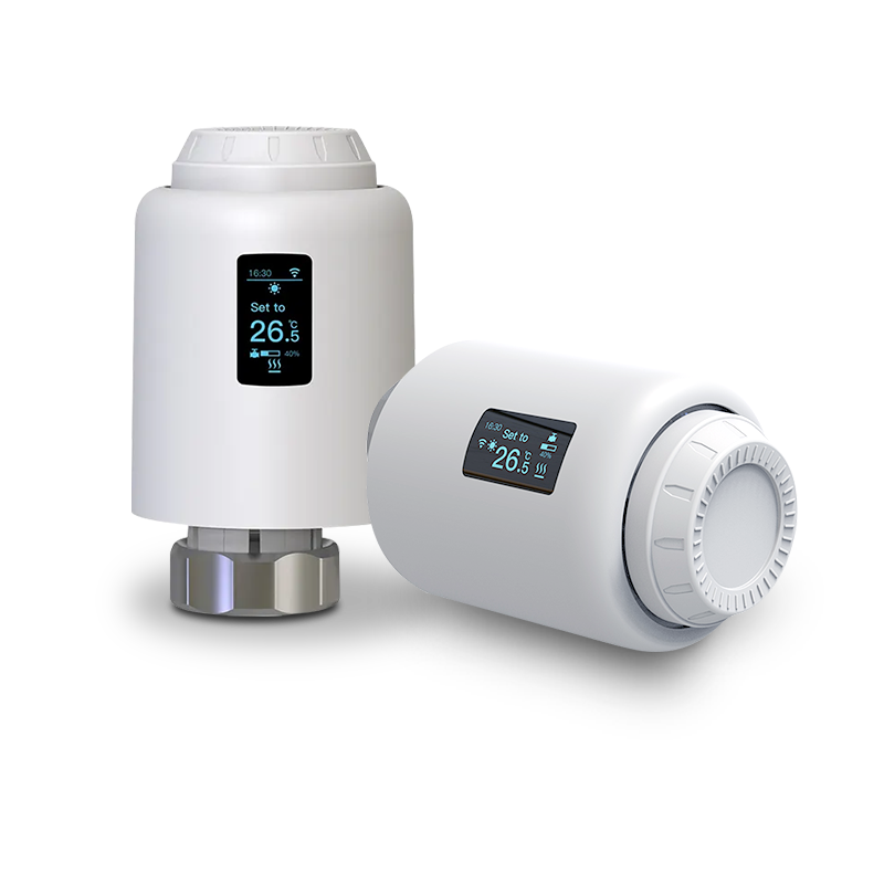 OLED Wi-Fi Smart Radiator Thermostat Valve (TRV)