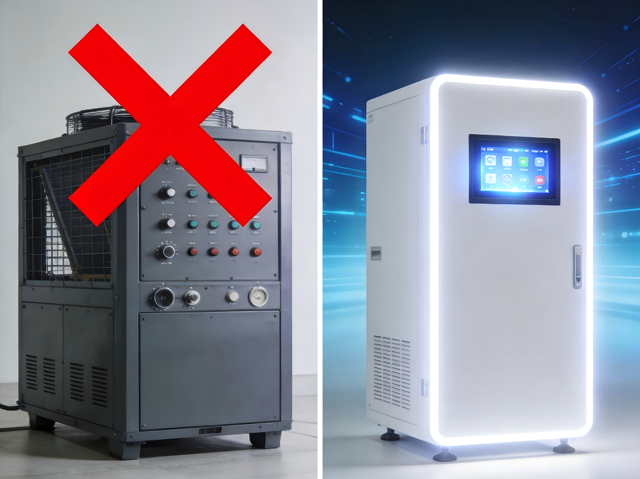 Chiller Comparison: Traditional vs. Minimalist High-End