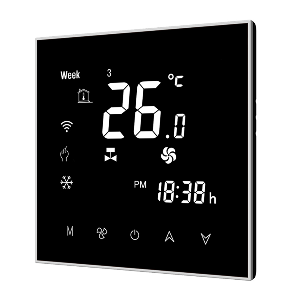 Digital Fan Coil Unit (FCU) Thermostat – Modbus & WiFi Intelligent AC Temperature Controller