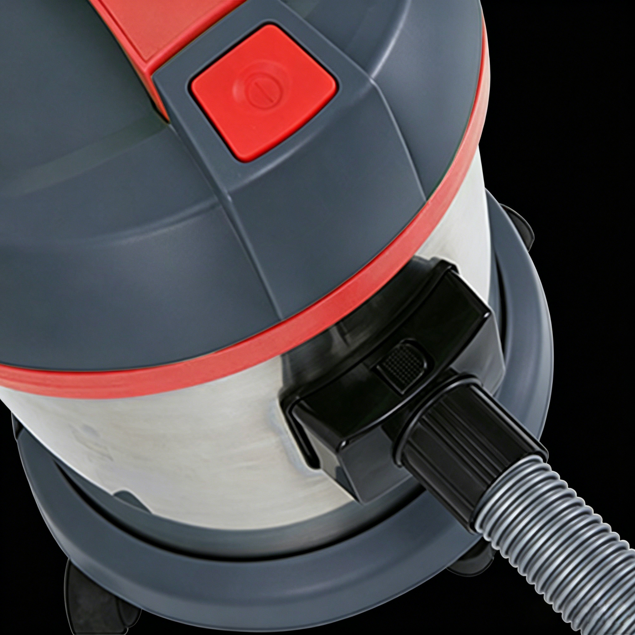 Top view and switch control detail of Orbit 15 Wet and Dry Vacuum Cleaner